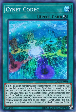 Cynet Codec - LOD2-EN003 - Super Rare - Unlimited Edition